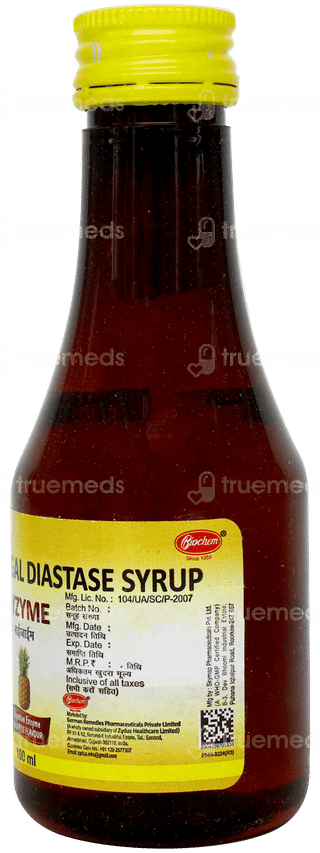 Byzyme Pineapple Flavour  Syrup 100ml