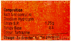 Glenci 1.25 Gm Syrup 100 Ml