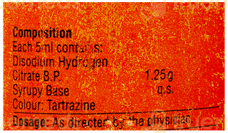Glenci 1.25 Gm Syrup 100 Ml