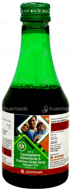 Glencyper Plus Pineapple Flavour Syrup 200ml