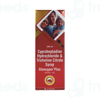 Glencyper Plus 2/275 MG Strawberry Syrup 200 ML