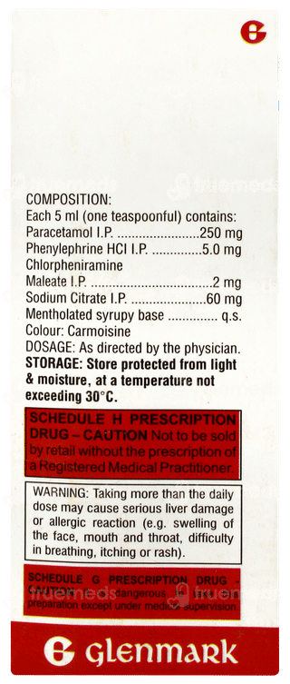 Glenpara Cold Ds Suspension 60ml