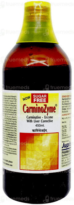 Carminozyme Sugar Free Syrup 450ml