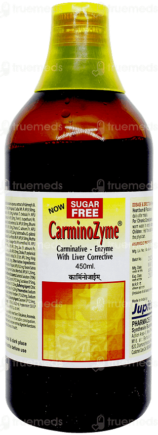 Carminozyme Sugar Free Syrup 450ml