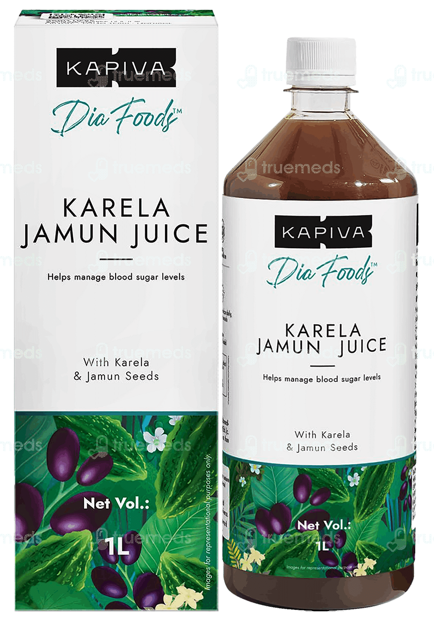 Kapiva Karela Jamun Juice 1 Litre Uses Side Effects Dosage Price Truemeds