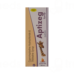Aptizeg Orange Flavour Sugar Free Syrup 200ml