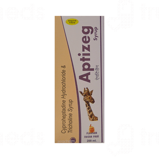 Aptizeg Orange Flavour Sugar Free Syrup 200ml