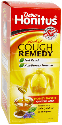 Dabur Honitus Herbal Cough Remedy Syrup 200ml
