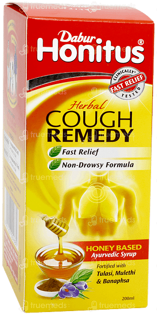 Dabur Honitus Herbal Cough Remedy Syrup 200ml