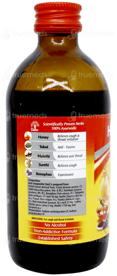 Dabur Honitus Herbal Cough Remedy Syrup 200ml
