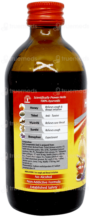 Dabur Honitus Herbal Cough Remedy Syrup 200ml