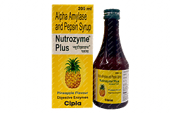 NUTROZYME PLUS PINEAPPLE FLAVOUR SYRUP 200ML