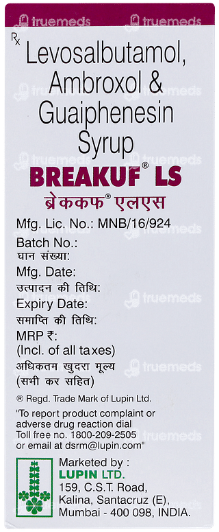 Breakuf Ls Syrup 100ml