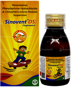 Sinovent Ds Tangy Orange Flavour Suspension 60Ml Sinovent Ds Tangy Orange Flavour Suspension 60Ml