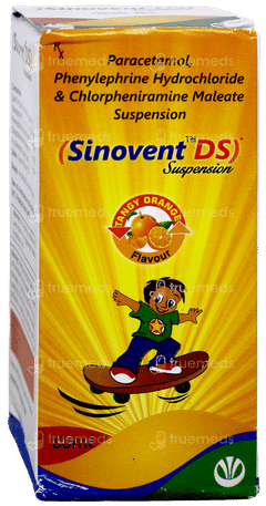 Sinovent Ds Tangy Orange Flavour Suspension 60Ml Sinovent Ds Tangy Orange Flavour Suspension 60Ml
