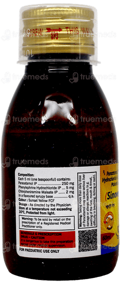 Sinovent Ds Tangy Orange Flavour Suspension 60Ml Sinovent Ds Tangy Orange Flavour Suspension 60Ml