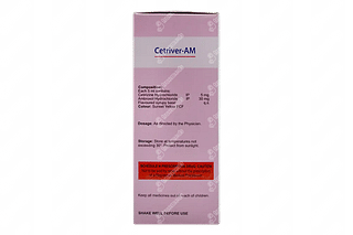 Cetriver Am 5/30 MG Syrup 60 ML