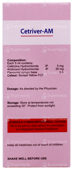 Cetriver Am Syrup 60ml