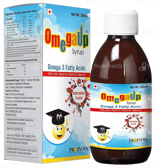 Omegaup Mixed Berries Flavour Liquid 200Ml