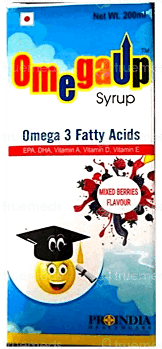Omegaup Mixed Berries Flavour Liquid 200Ml