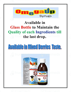 Omegaup Mixed Berries Flavour Liquid 200Ml