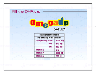 Omegaup Mixed Berries Flavour Liquid 200Ml