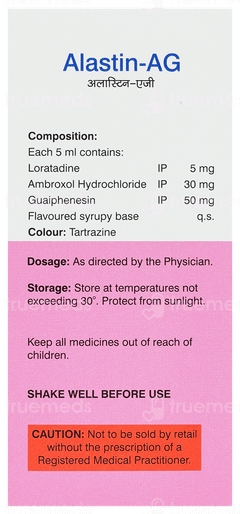 Alastin Ag Syrup 100Ml Alastin Ag Syrup 100Ml