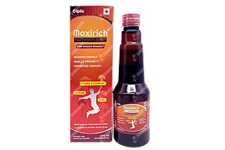 Maxirich Multivitamin  Syrup Orange And Mango 200 ML