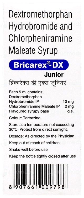 Bricarex Dx Junior Syrup 100ml