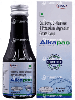 Alkapac Cardamom Flavour Sugar Free Syrup 100ml