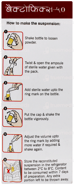 Bactofix 50 Dry Syrup 30ml