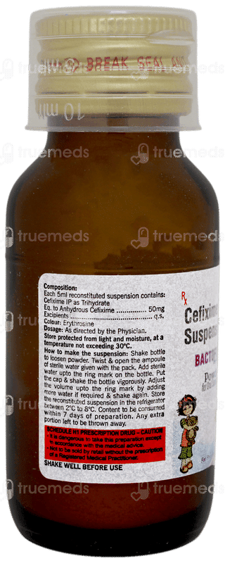 Bactofix 50 Dry Syrup 30ml