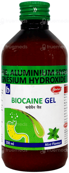 Biocaine Mint Flavour Gel 200Ml