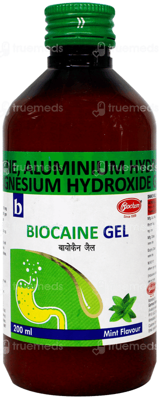 Biocaine Mint Flavour Gel 200Ml