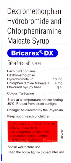 Bricarex Dx Syrup 100ml Bricarex Dx Syrup 100ml