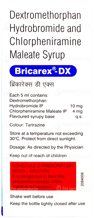 Bricarex Dx Syrup 100ml