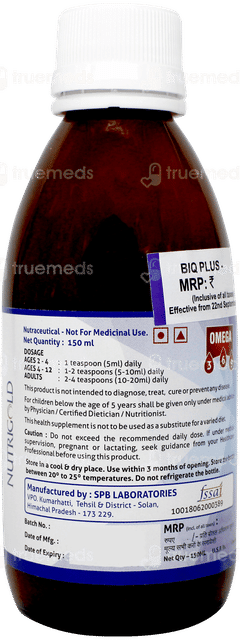 Biq Plus Syrup 150 ML