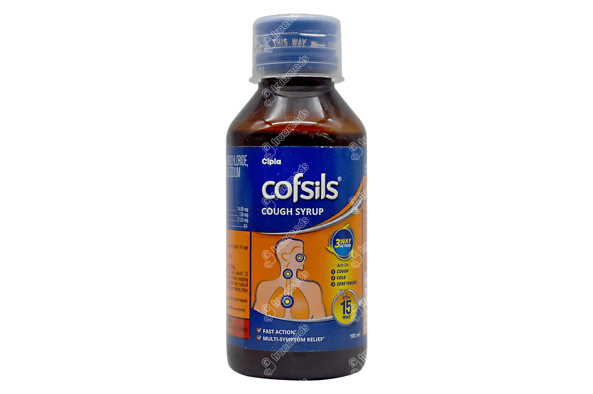 Cofsils Cough Syrup 100 Ml - Uses, Side Effects, Dosage, Price | Truemeds