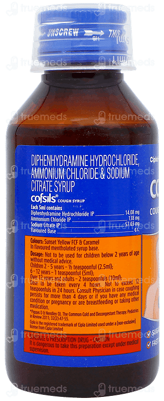 Cofsils Cough Syrup 100ml