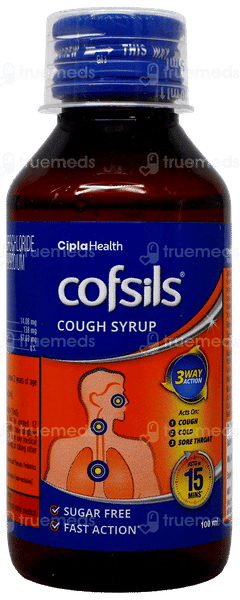 Cofsils Sugar Free Cough Syrup 100Ml Cofsils Sugar Free Cough Syrup 100Ml