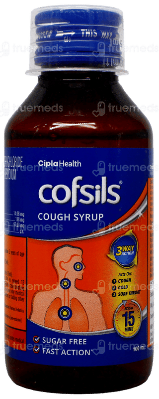 Cofsils Sugar Free Cough Syrup 100Ml