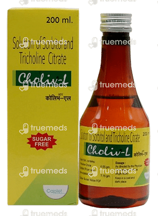 Choliv L 0.55/7.15 GM Sugar Free Syrup 200 ML