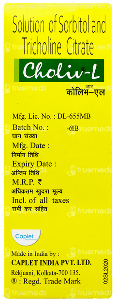 Choliv L Sugar Free Solution 200ml