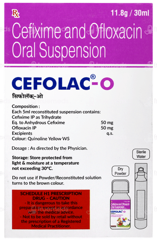 Cefolac O Suspension 30ml