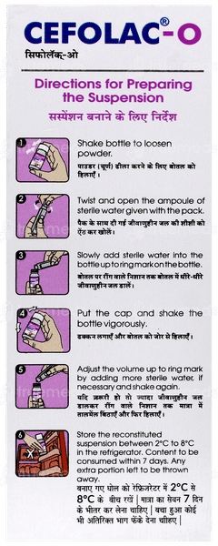 Cefolac O Suspension 30ml