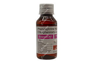 New Sinarest Af 5/2 MG Syrup 75 ML