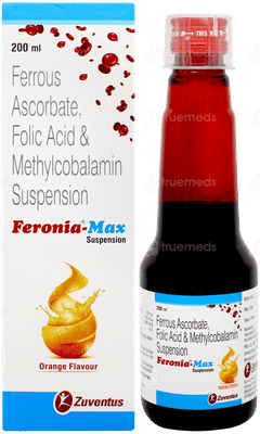 Feronia Max Orange Flavour Suspension 200ml