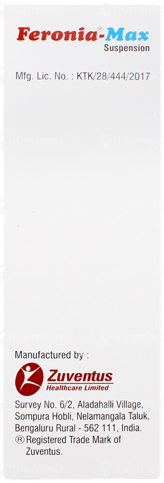 Feronia Max Orange Flavour Suspension 200ml Feronia Max Orange Flavour Suspension 200ml