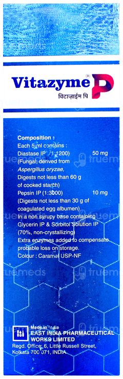 Vitazyme P Pineapple Flavour Liquid 200ml Vitazyme P Pineapple Flavour Liquid 200ml