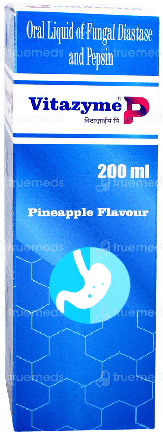 Vitazyme P Pineapple Flavour Liquid 200ml